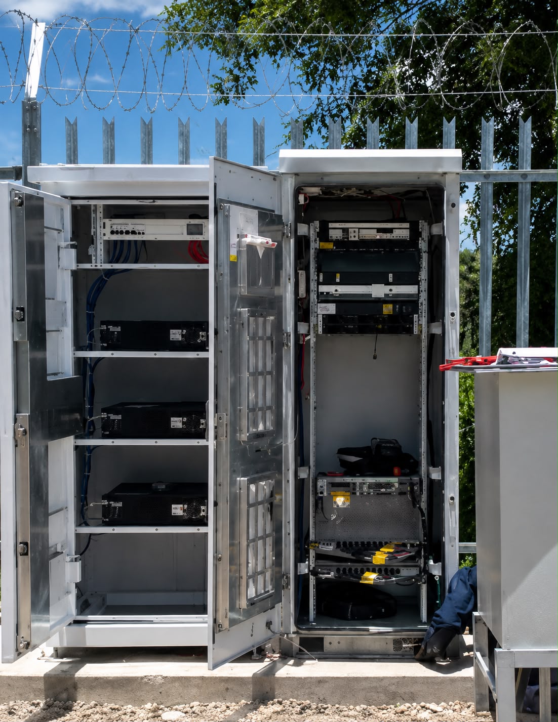 Vodacom tower and power installation